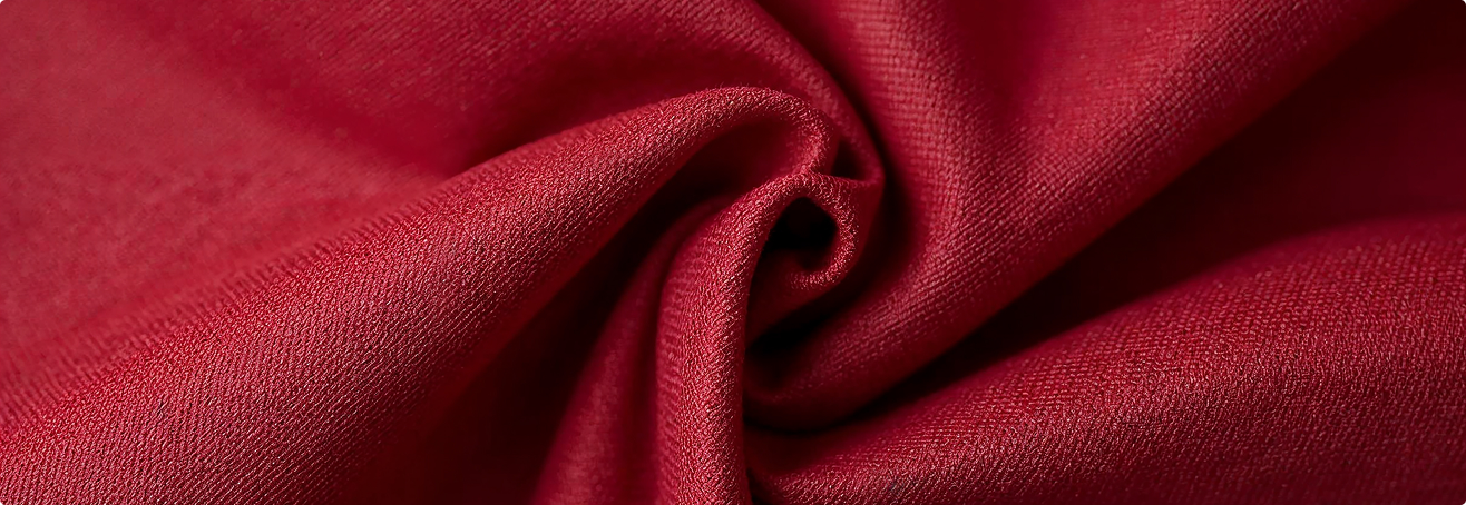 Red Fabric Background